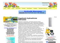 Strona internetowa z Hydraulik Warszawa  Pogotowie Kanalizacyjne