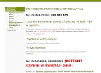 Strona internetowa z 24 Wet Całodobowa Przychodnia Weterynaryjna