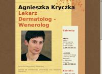 Strona internetowa z Gabinet Dermatologiczny Agnieszka Kryczka