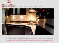 Strona internetowa z Mebelkam Meble Na Zamówienie