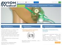 Strona internetowa z Avion Medical Sp. Z O.o.