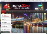 Strona internetowa z Biznes 2day Nieruchomości