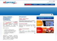 Strona internetowa z Nortec