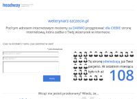 Strona internetowa z W Pałacyku. Lecznica dla małych zwierząt