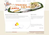 Strona internetowa z P.p.h.u \"daka\" S.c. Pierogi Łąckie