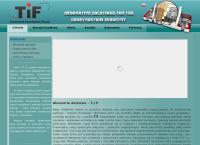 Strona internetowa z T.i.F. S.C.