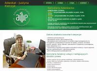 Strona internetowa z Kancelaria Adwokacka Justyna Kielczyk
