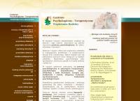 Strona internetowa z Centrum Psychologiczno - Terapeutyczne Wspierania Rodziny