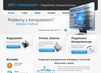 Strona internetowa z ABC Computers