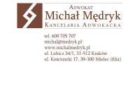 Strona internetowa z Kancelaria Adwokacka Michał Mędryk Adwokat Mielec