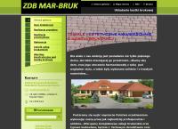 Strona internetowa z Zakład Drogowy Marbruk.układanie Kostki Brukowej Łomża  Tel:.511-593-614