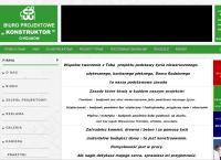 Strona internetowa z Biuro Projektowe \"konstruktor\"