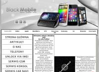 Strona internetowa z Fhu Black Mobile Chorzów / Bytom