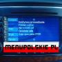 polskie menu nawigacja Mercedes ML G C E klasa