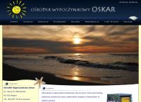Strona internetowa z Ośrodek Wypoczynkowy Oskar.