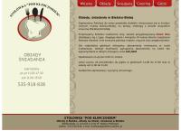 Strona internetowa z *** Stołówka Pod Klimczokiem ***