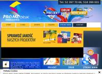 Strona internetowa z Promodruk