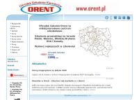 Strona internetowa z Ośrodek Szkoleń Orent