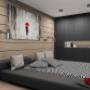 Sypialnia dom z bali
