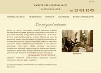 Strona internetowa z Agnieszka Kozek Kancelaria Notarialna
