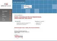 Strona internetowa z Amvis Sp. z o.o.