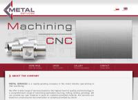 Strona internetowa z METAL SERVICES