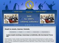 Strona internetowa z Zespół Sax
