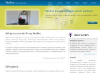 Strona internetowa z Wasko