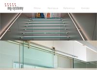 Strona internetowa z Witryny Szklane Mg Systemy Balustrady Szklane