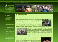 Strona internetowa z Aktywna Integracja