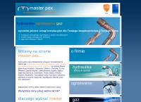 Strona internetowa z F.p.h.u Master Pex