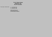 Strona internetowa z Ośrodek Akwizycji Zabawkami i Pomocami Szkolnymi. Robert Kubas