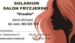 Salon Fryzjerski. Creatio