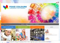 Strona internetowa z Foodcolours - Komponenty Do Żywności
