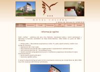 Strona internetowa z Hotel Colibra