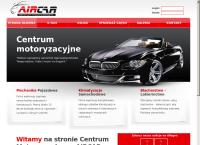 Strona internetowa z Aircar Klimatyzacja Samochodowa, Mechanika Pojazdowa, Blacharstwo - Lakiernictwo, Sprężarki