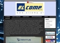Strona internetowa z Elcomp s.c.