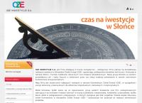 Strona internetowa z Oze Inwestycje S.a.