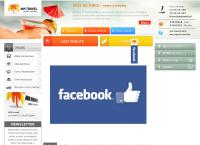 Strona internetowa z \"am Travel\"