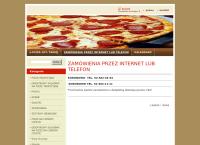Strona internetowa z Pizzeria Wenecja