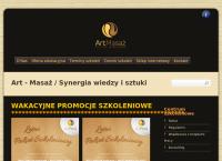 Strona internetowa z Art Masaż