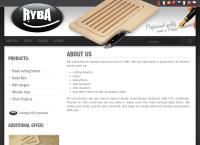Strona internetowa z Ryba Wooden Products