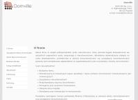 Strona internetowa z Domville Sp. Z O.o.