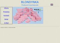 Strona internetowa z Blondynka Ireneusz Drożdżowski