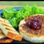 Grillowany serek camembert z żurawiną