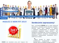 Strona internetowa z Biuro Rachunkowe \"censor\" Elżbieta Grzyb