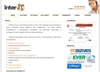 Strona internetowa z Inter IT