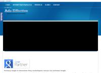 Strona internetowa z Ads Effective. Agencja Marketingu Internetowego