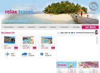 Strona internetowa z Biuro Podróży Relax Travel