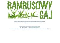 Strona internetowa z Bambusowy Gaj